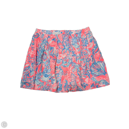 Skirt Designer By Lilly Pulitzer In Blue & Pink, Size: 10