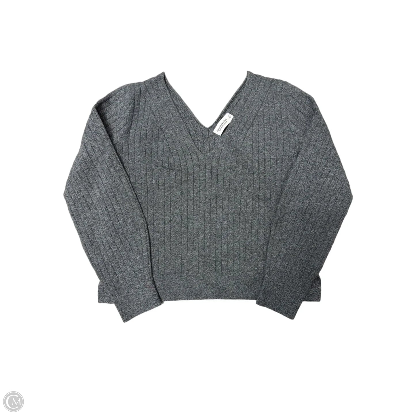 Sweater By Abercrombie And Fitch In Grey, Size: S