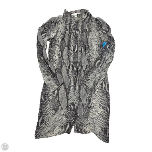 New! Diane von Furstenberg Snakeskin-Print Designer Dress, Size 2