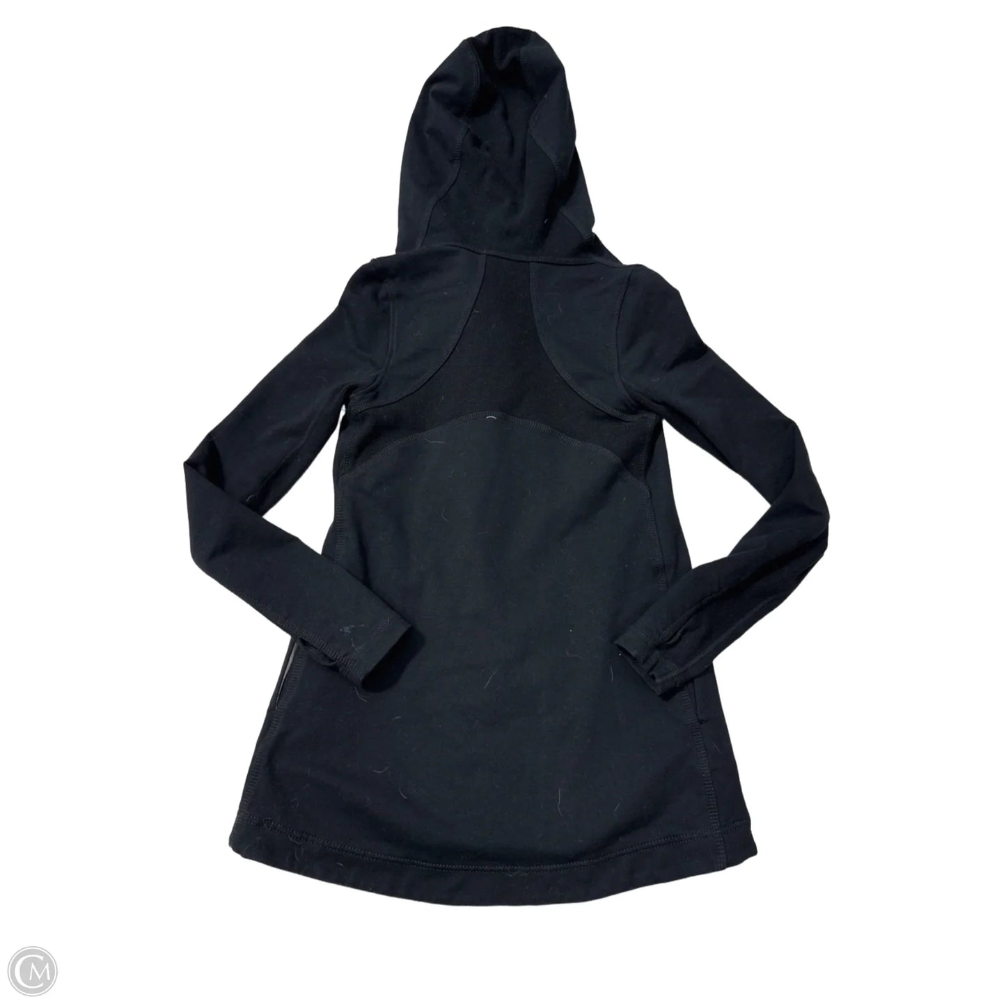 Athletic Jacket By Lululemon In Black, Size: 4