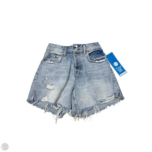 Shorts By Free People In Blue Denim, Size: 2