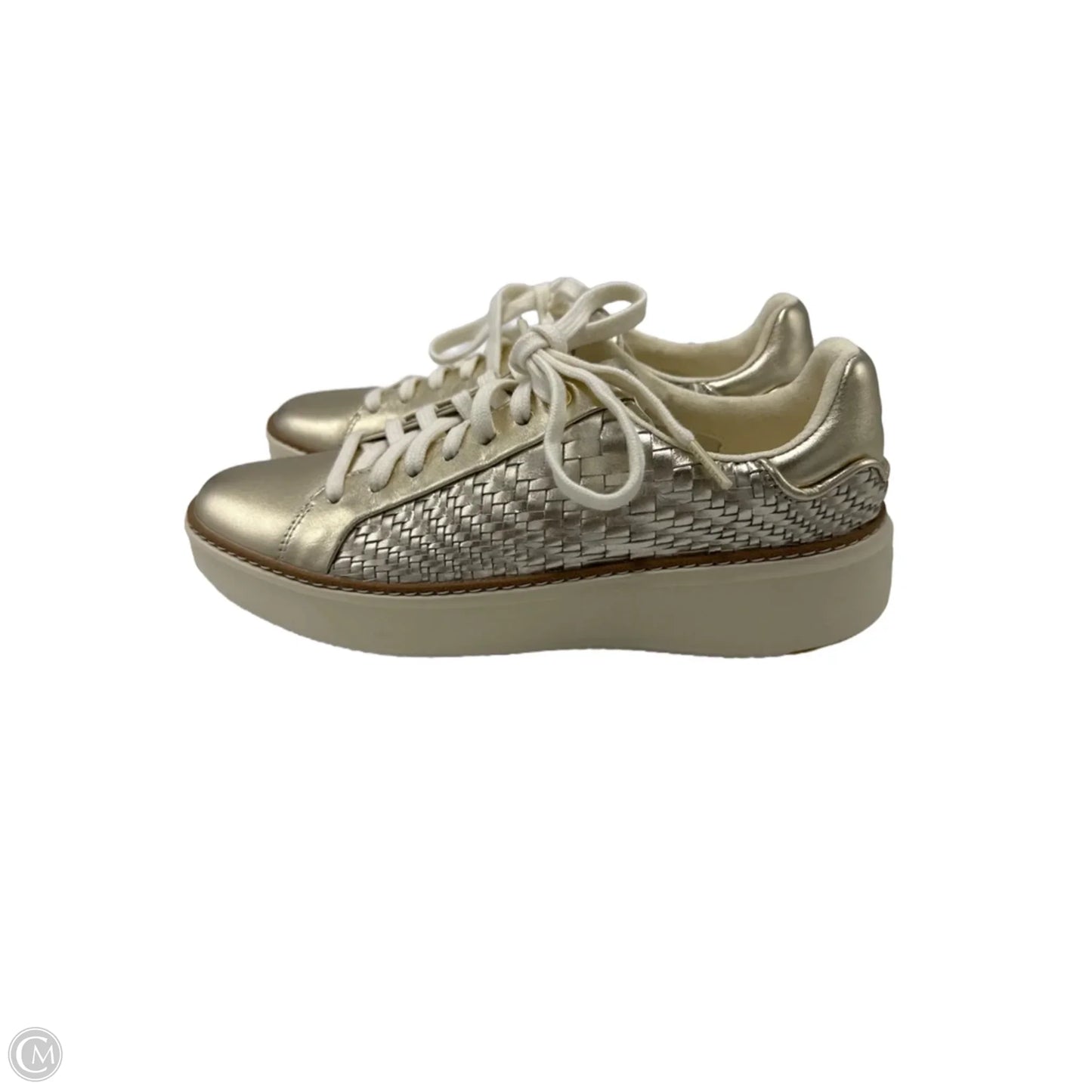 Shoes Designer By Cole-Haan In Gold, Size: 8