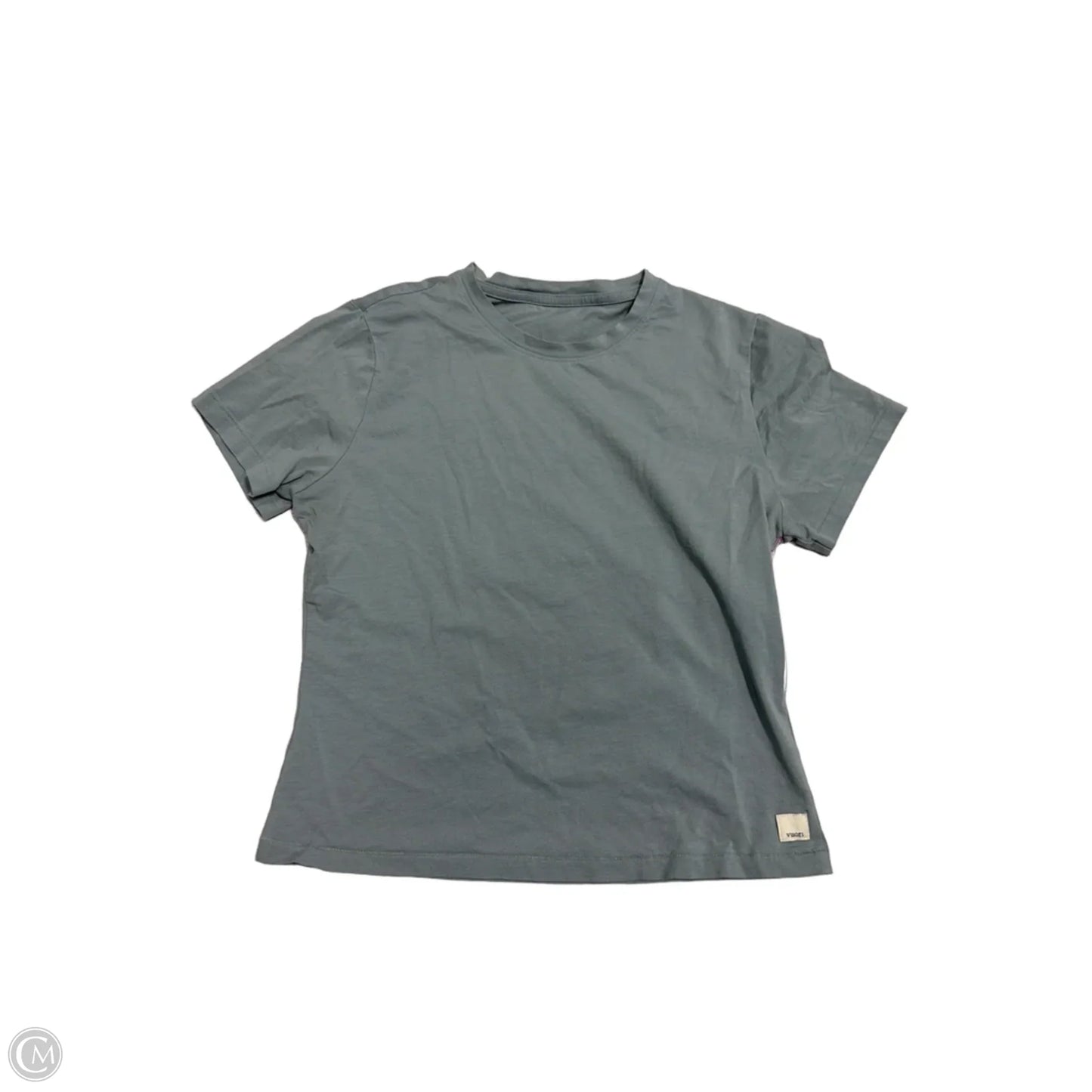 Athletic Top Short Sleeve By Vuori In Blue, Size: S