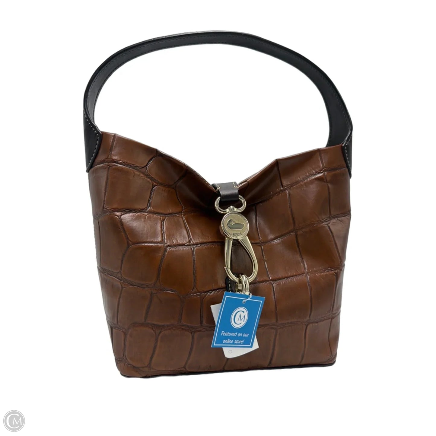 Handbag Designer By Dooney And Bourke Brown Croc