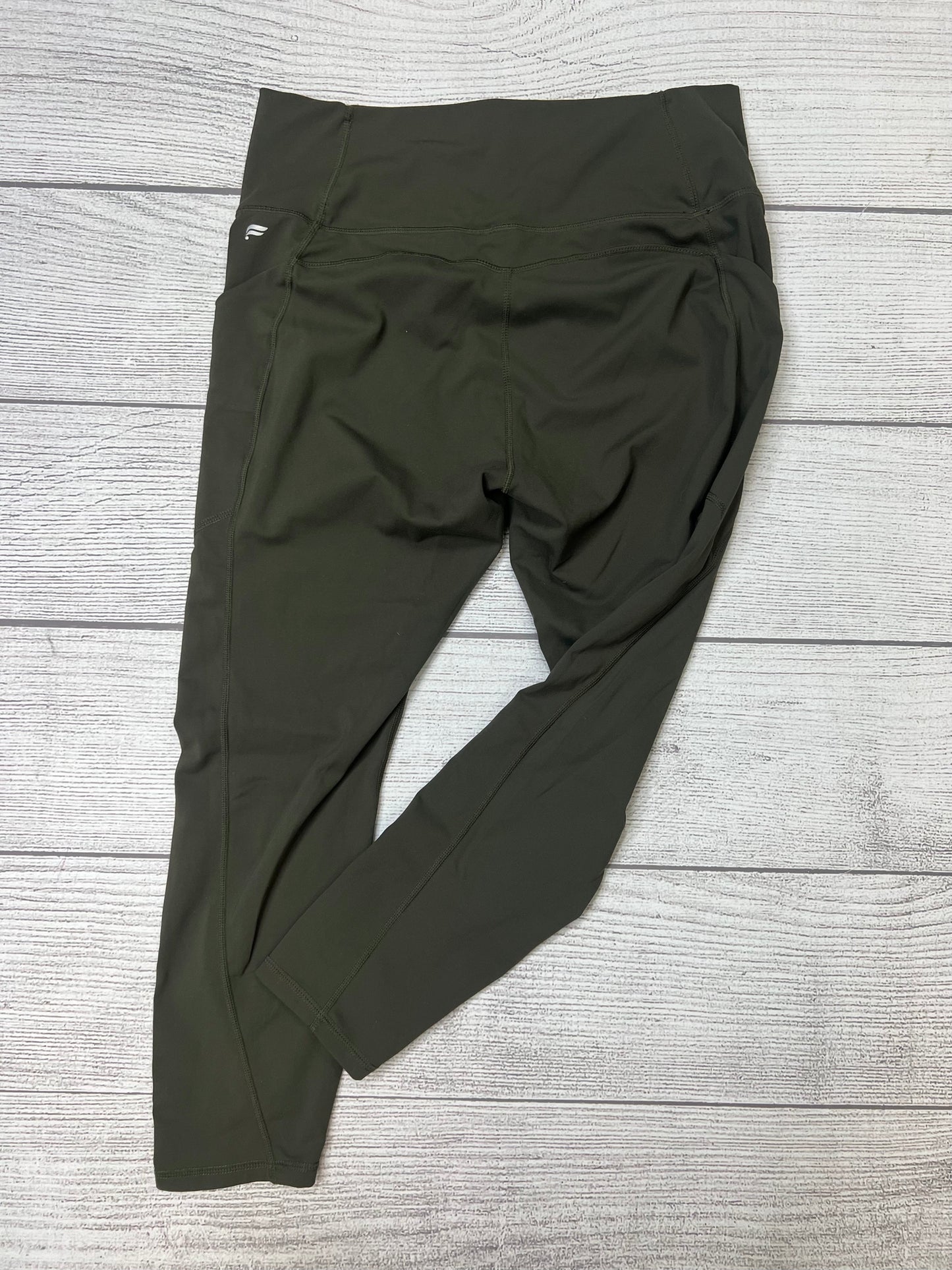 Green Athletic Capris Fabletics, Size Xl