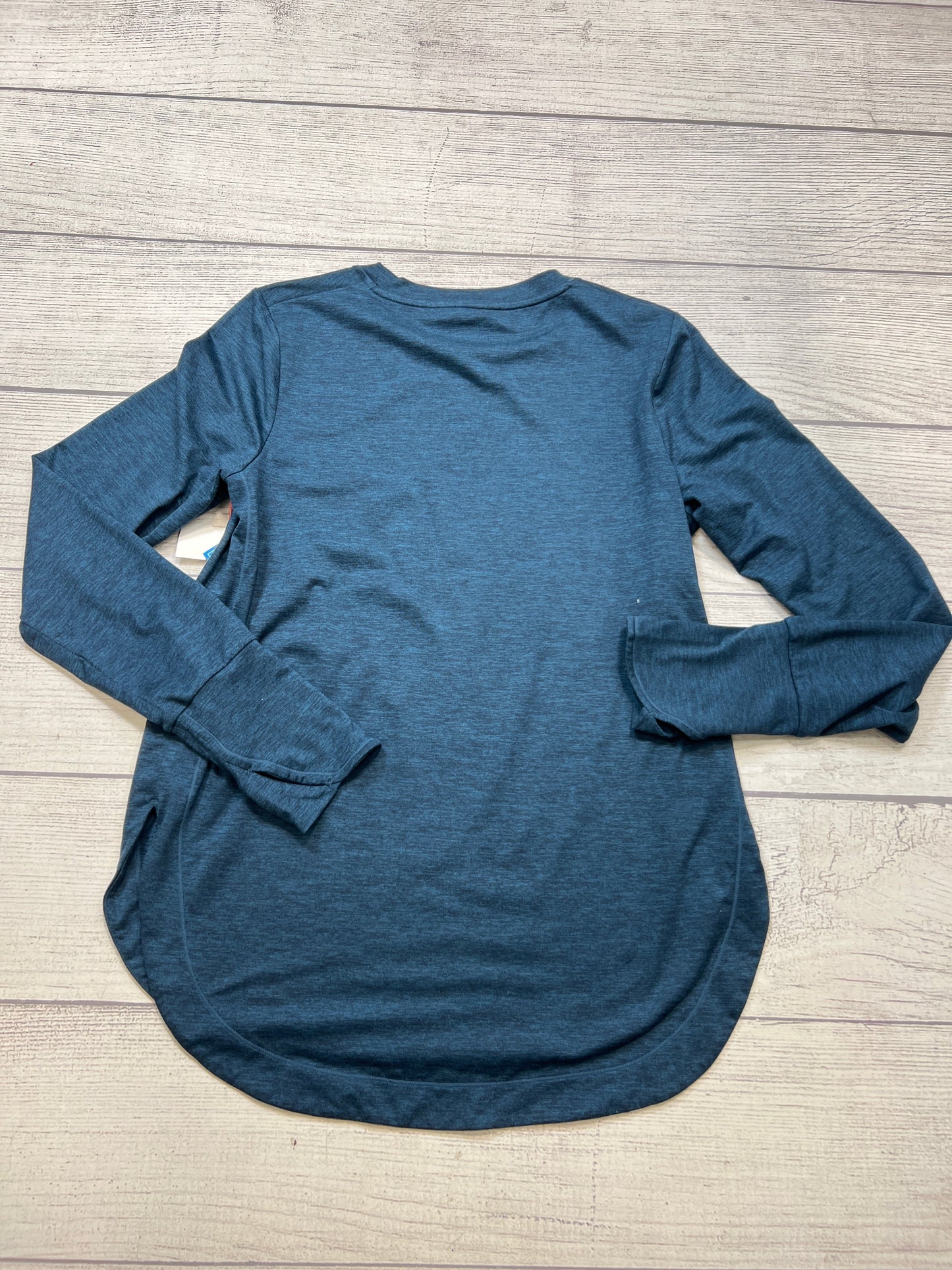 Athletic Top Long Sleeve Collar By Athleta In Blue, Size: M