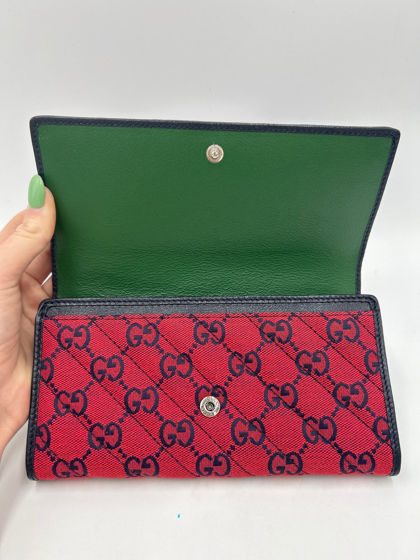 Gucci GG Ltd. Edition Multicolor Continental Designer Wallet