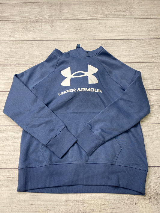 Blue Athletic Sweatshirt Hoodie Under Armour, Size S