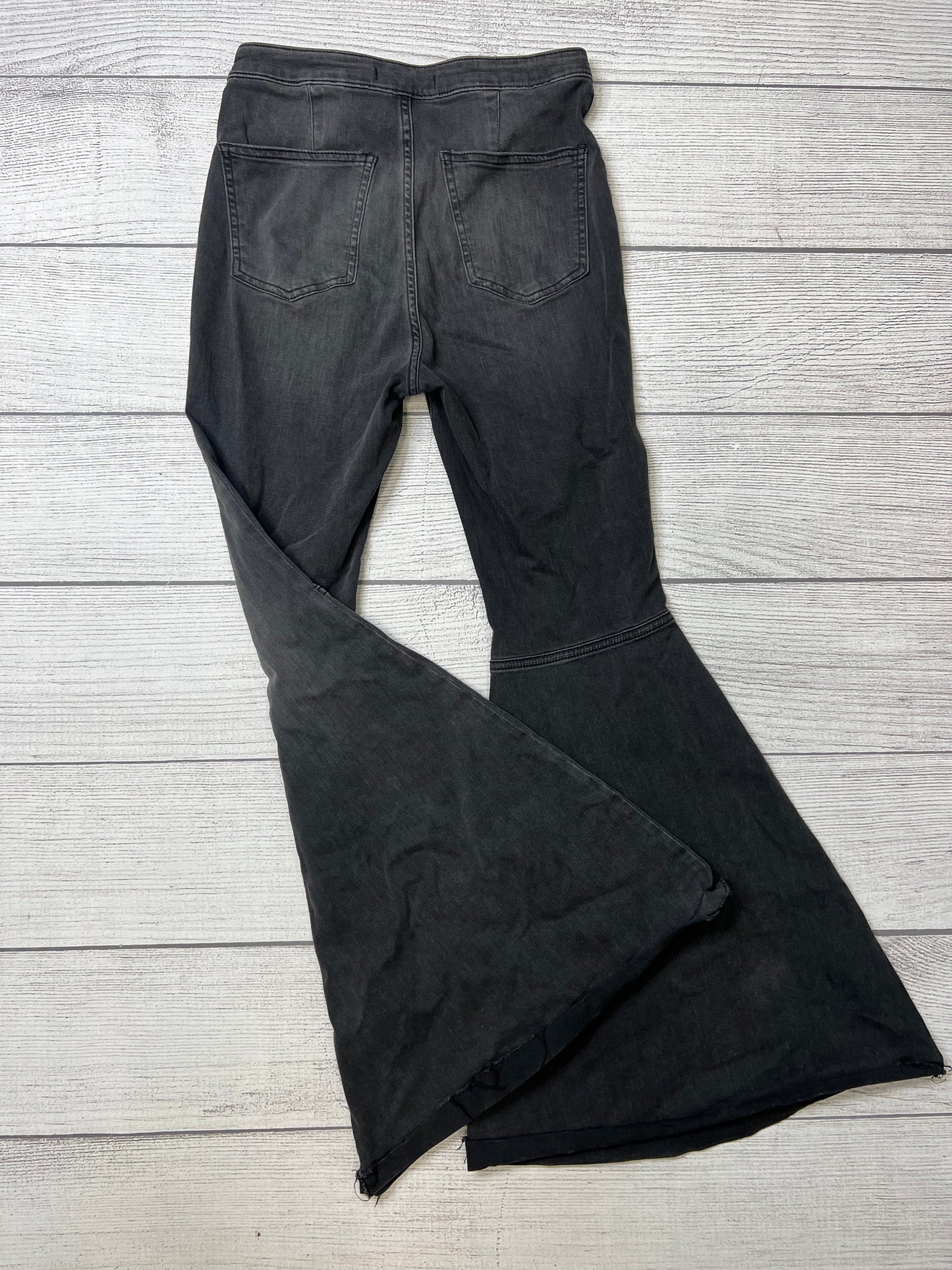 Black Jeans Flared Free People, Size 8