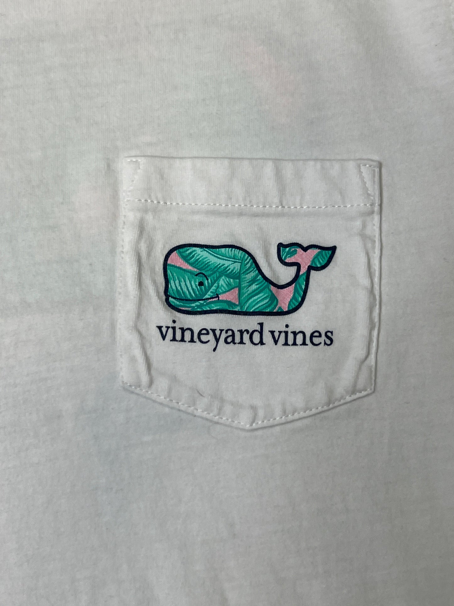 White Top Short Sleeve Vineyard Vines, Size S
