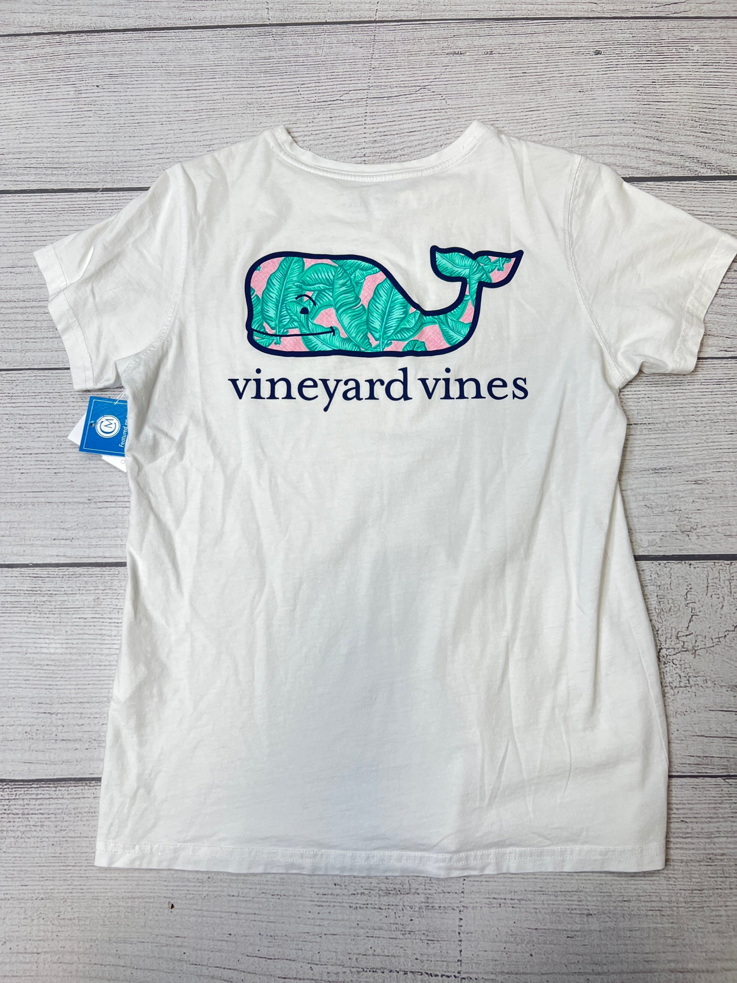 White Top Short Sleeve Vineyard Vines, Size S