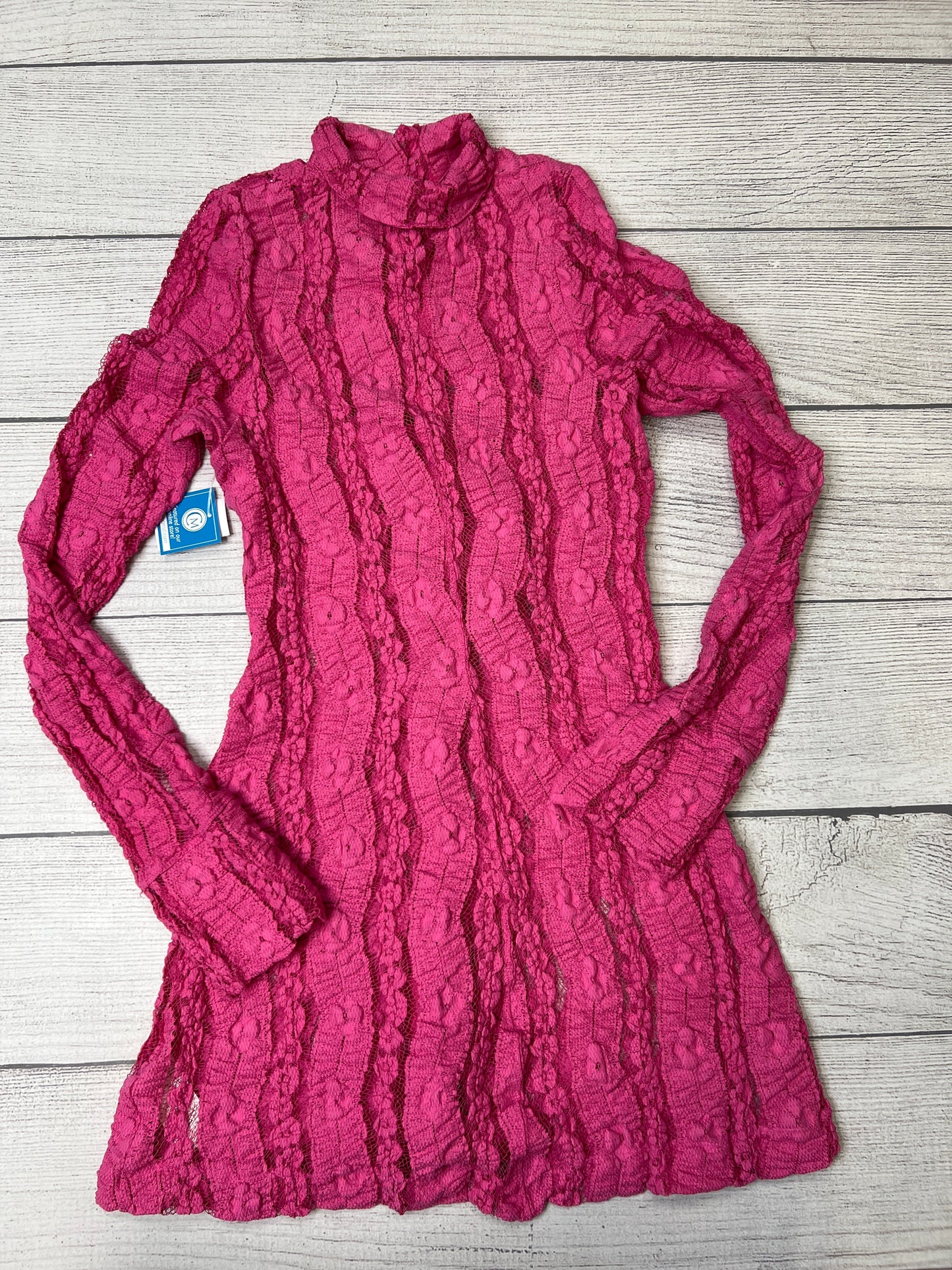 Pink Dress Casual Short Free People, Size M
