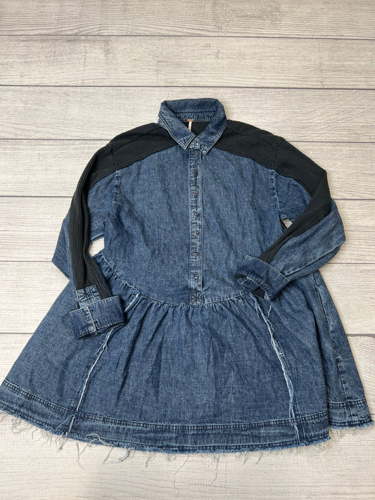 Denim Blue Dress Casual Short Free People, Size S