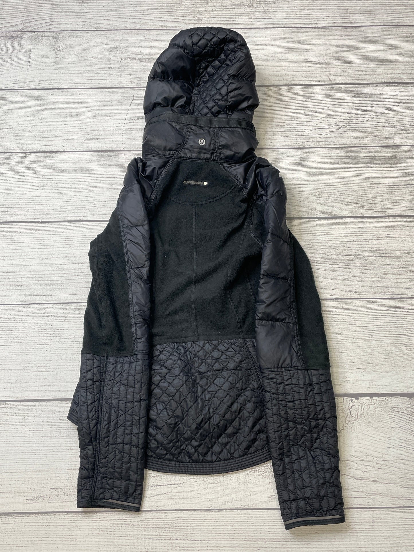 Black Coat Puffer & Quilted Lululemon, Size 4