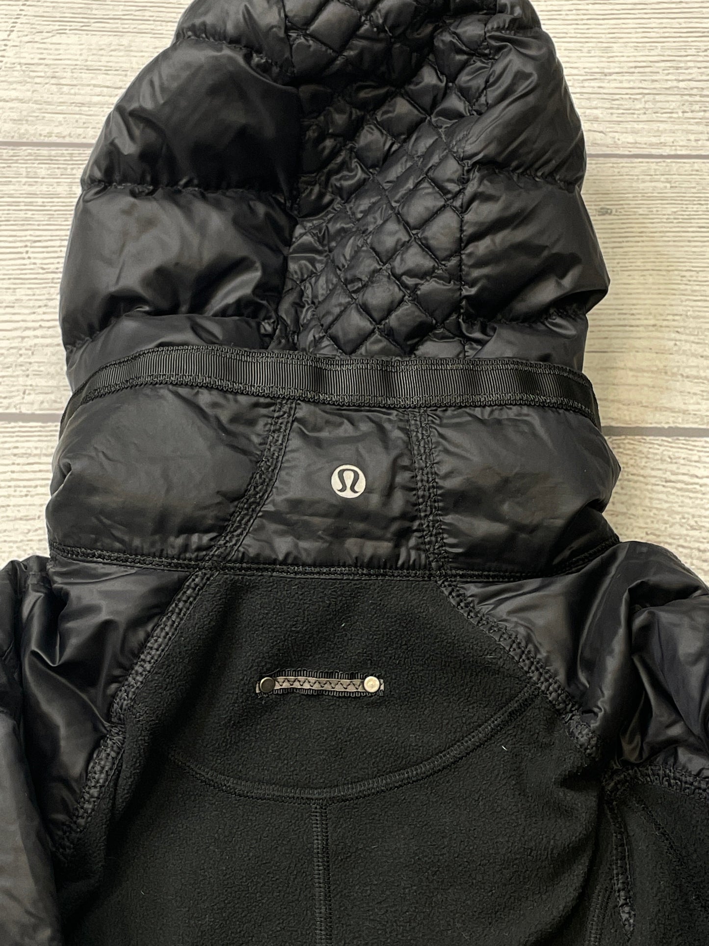 Black Coat Puffer & Quilted Lululemon, Size 4