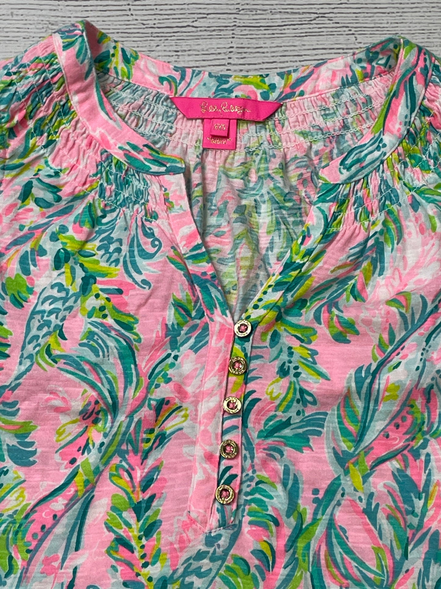 Pink Top Sleeveless Lilly Pulitzer, Size Xxs