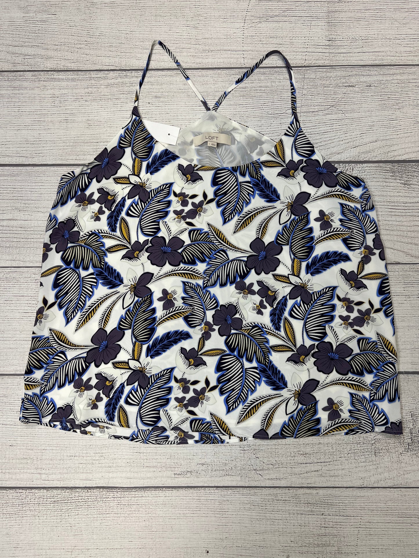 Print Top Sleeveless Loft, Size L