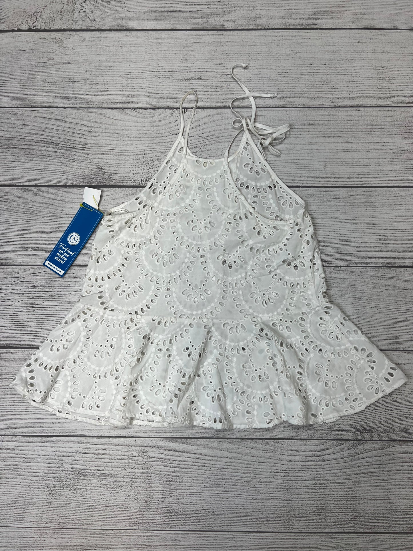 White Top Sleeveless Free People, Size S