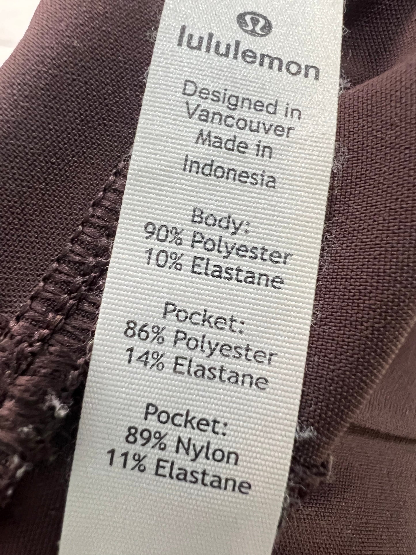 Athletic Pants By Lululemon In Brown, Size: 2