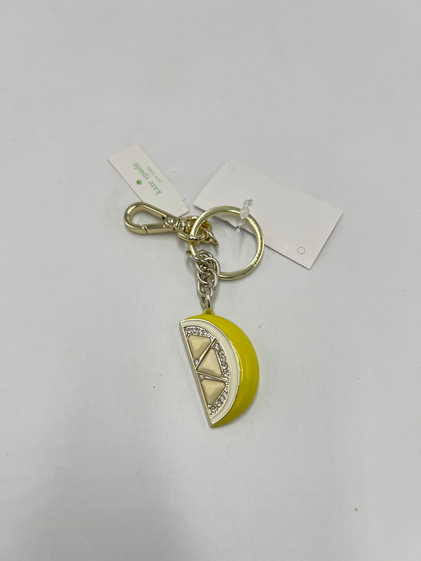 New! Lemon Key Chain  By Kate Spade