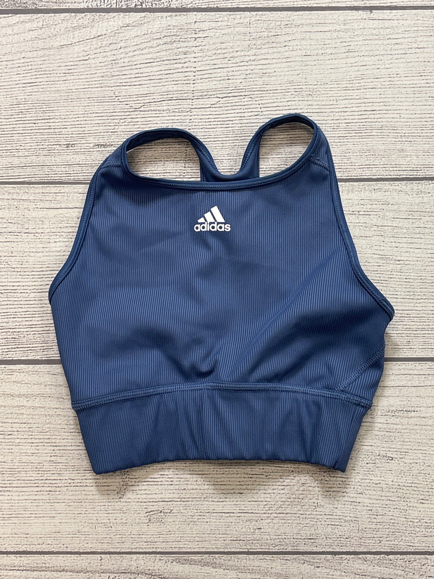 Athletic Tank Top By Adidas In Blue, Size: S