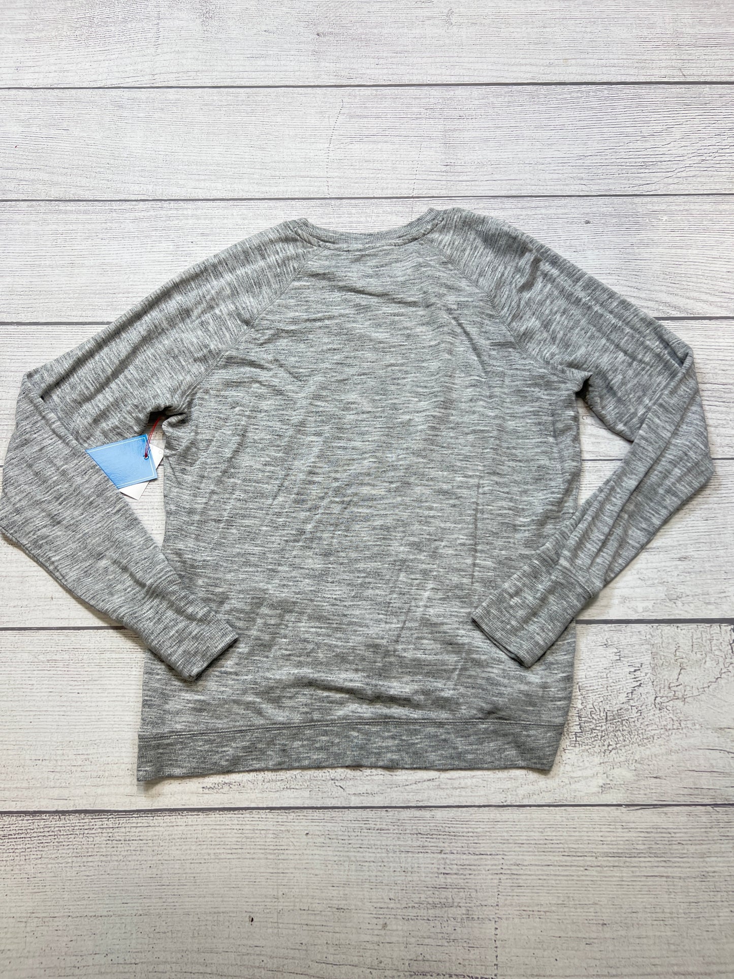 Athletic Top Long Sleeve Crewneck By Athleta In Grey, Size: S