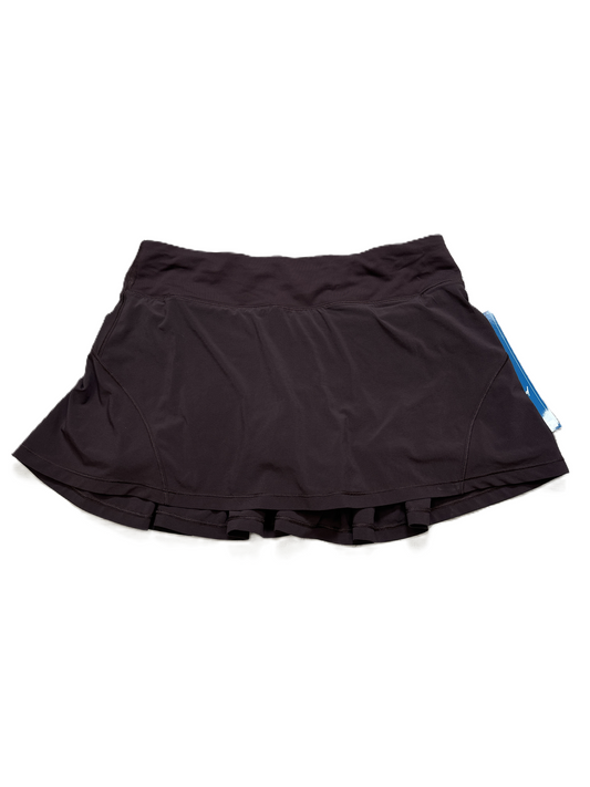 Athletic Skort By Lululemon In Brown, Size: 6