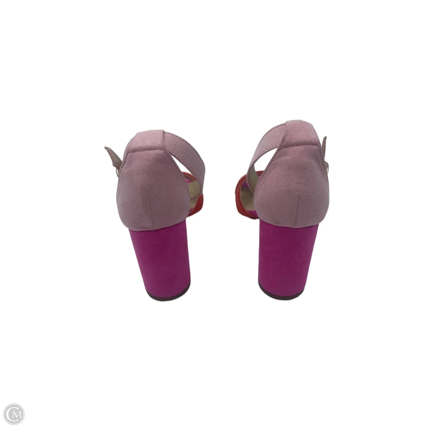 Shoes Heels Block By Justfab In Pink, Size: 6