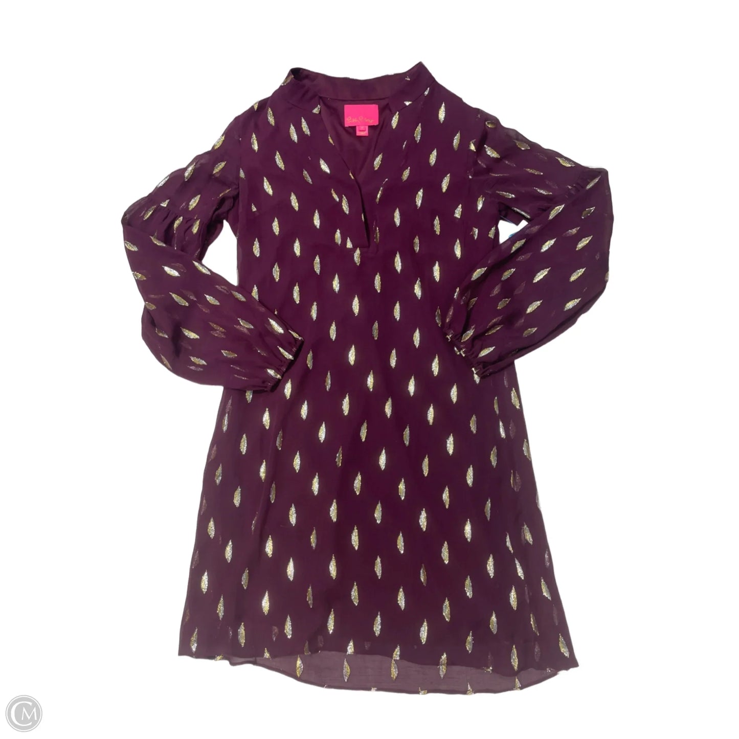 Dress Designer By Lilly Pulitzer In Maroon, Size: S