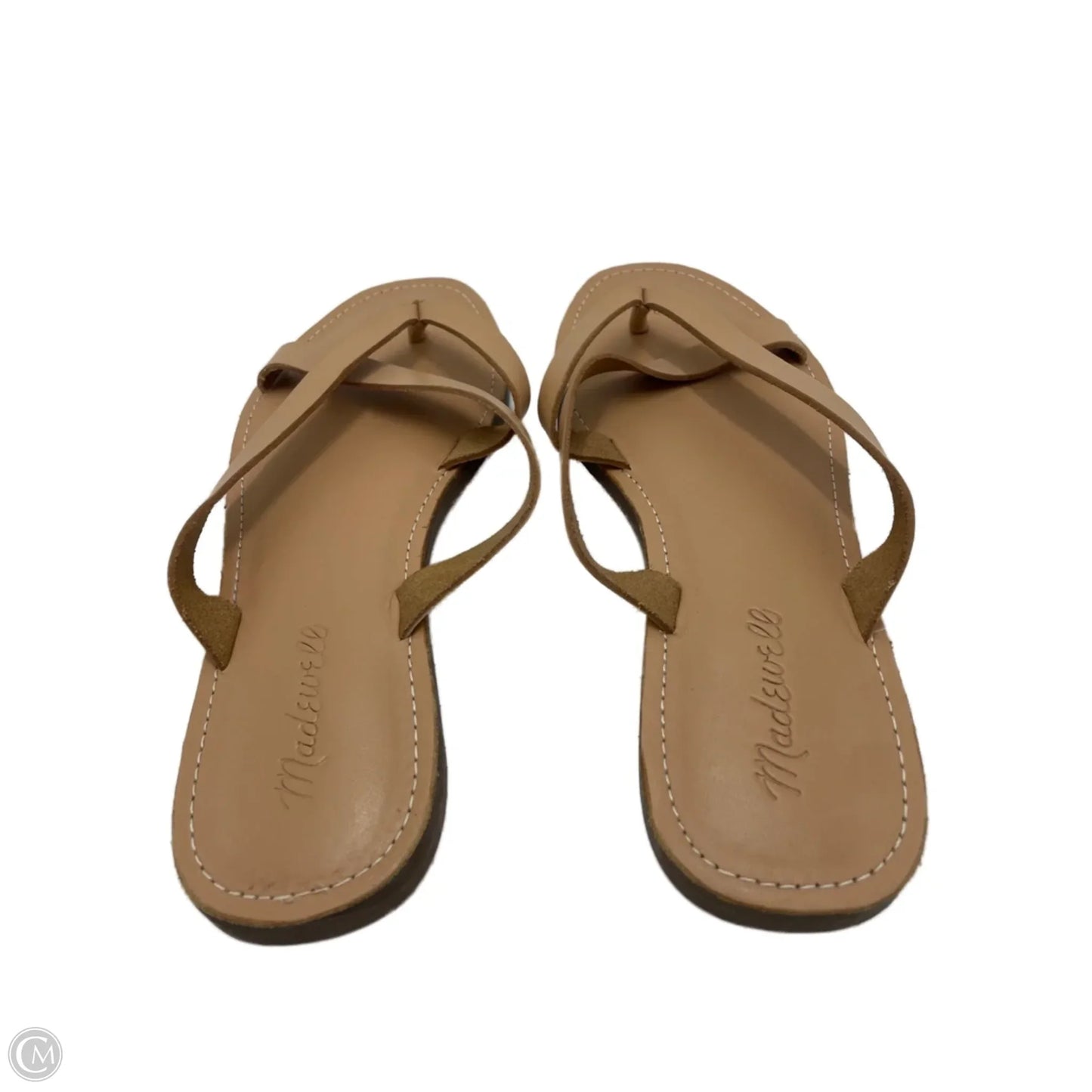 Sandals Flats By Madewell In Tan, Size: 8.5