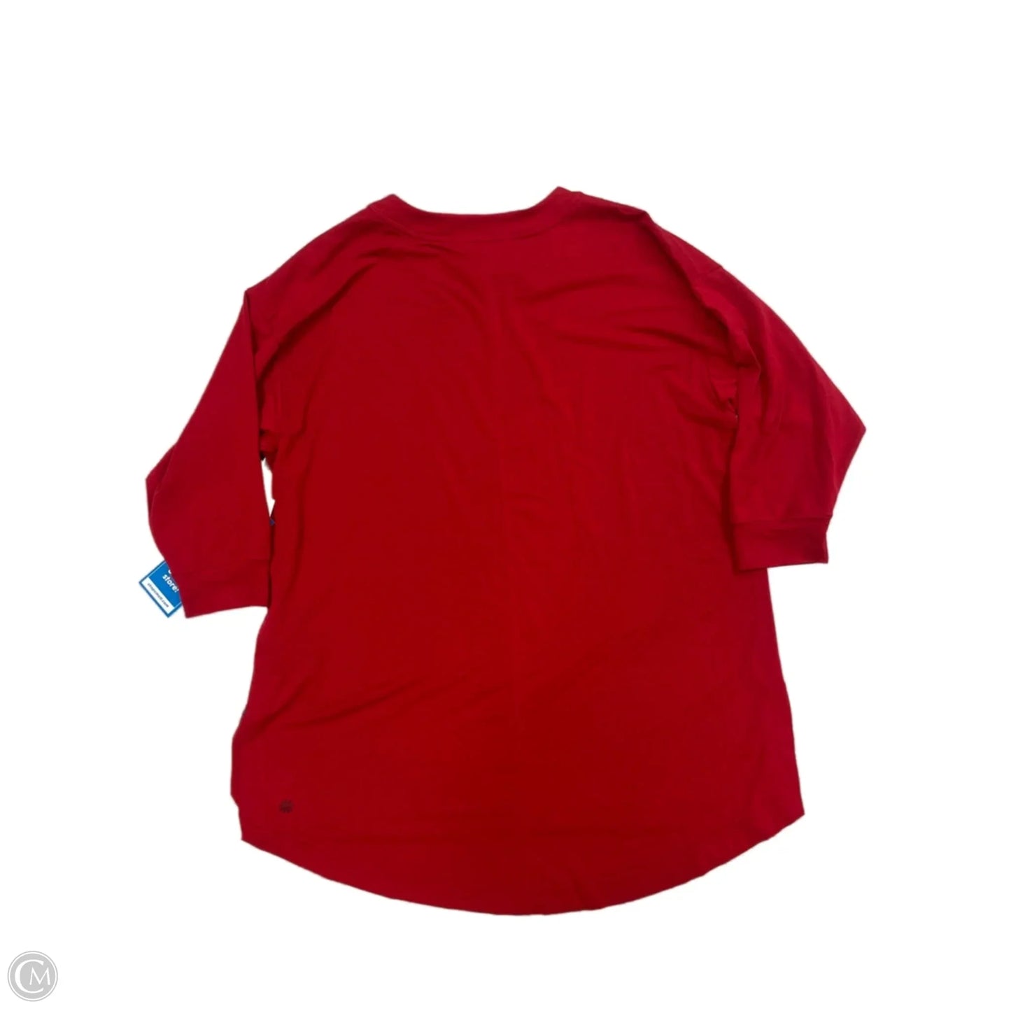 Athletic Top Short Sleeve By Athleta In Red, Size: Xs