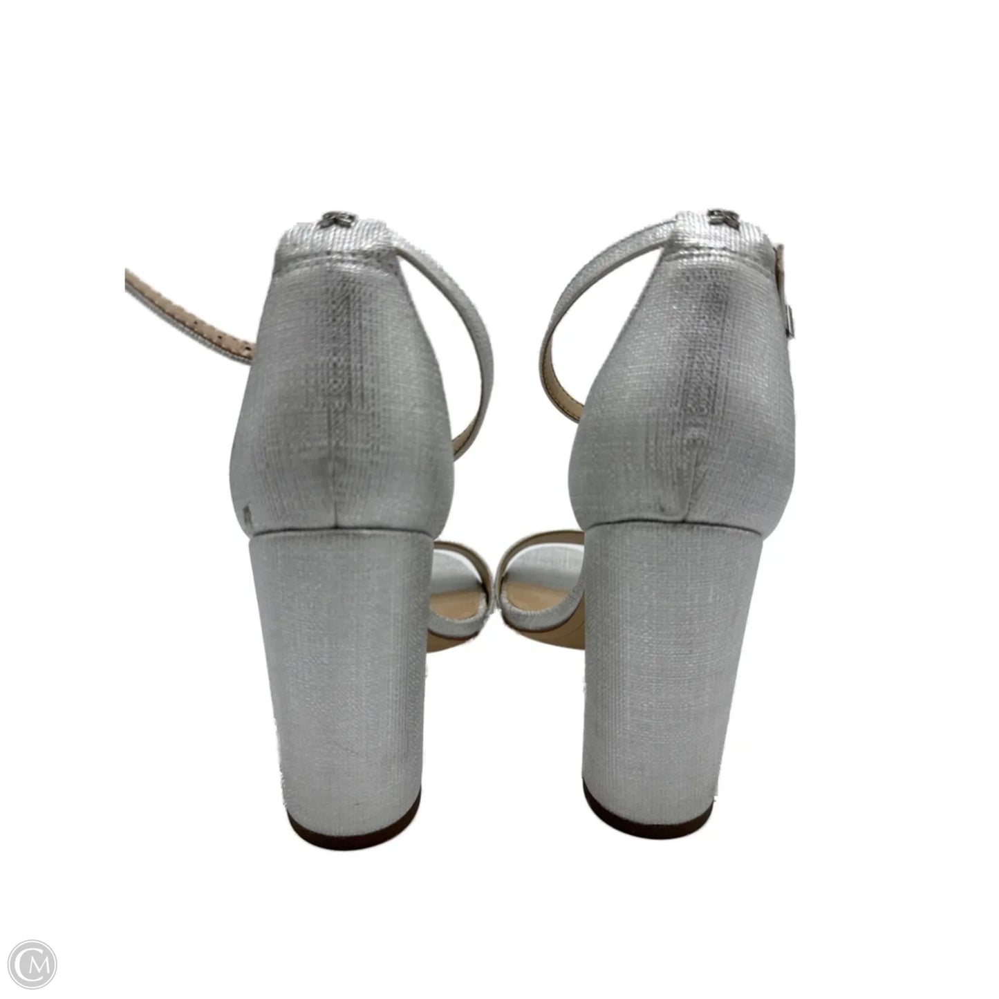 Shoes Heels Block By Sam Edelman In Silver, Size: 7.5