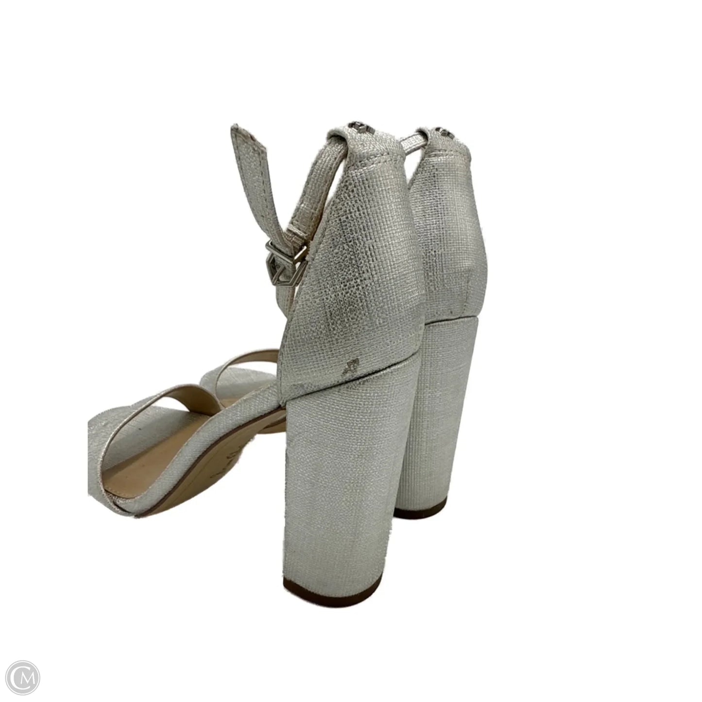 Shoes Heels Block By Sam Edelman In Silver, Size: 7.5