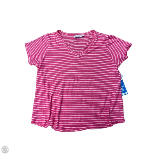 Top Short Sleeve By Vineyard Vines In Pink, Size: M