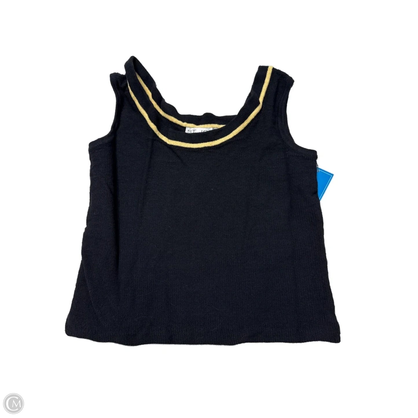 Top Sleeveless Luxury Designer By St John Collection In Black, Size: M