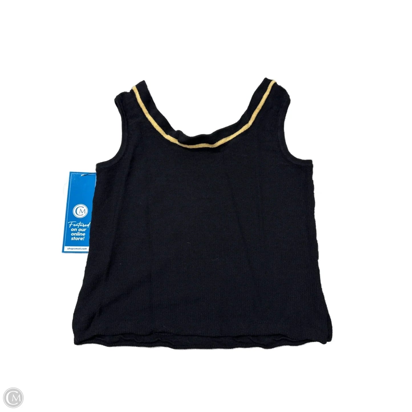 Top Sleeveless Luxury Designer By St John Collection In Black, Size: M