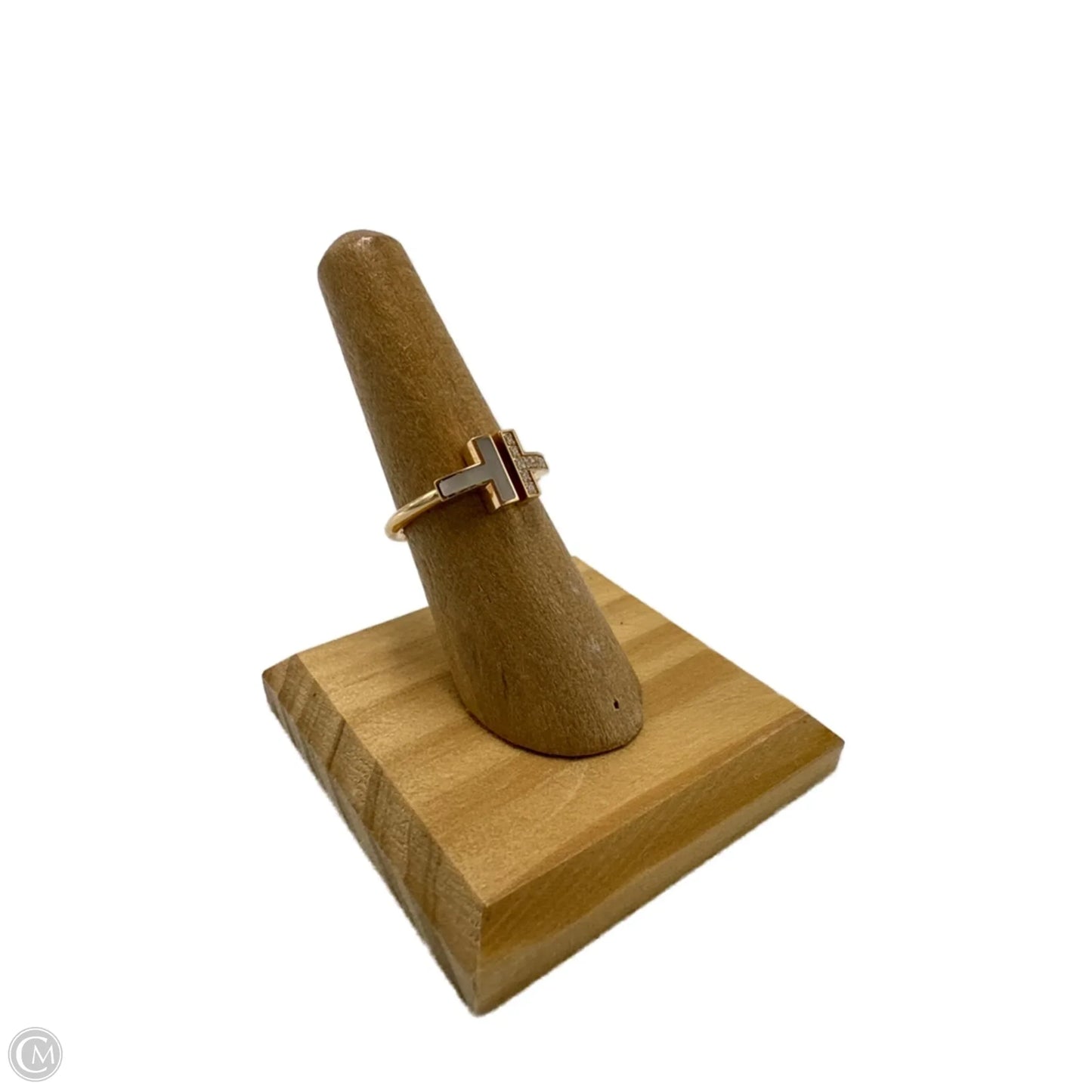 Tiffany & Company 18K T Wire Diamond Luxury Designer Ring, Size: 6.5