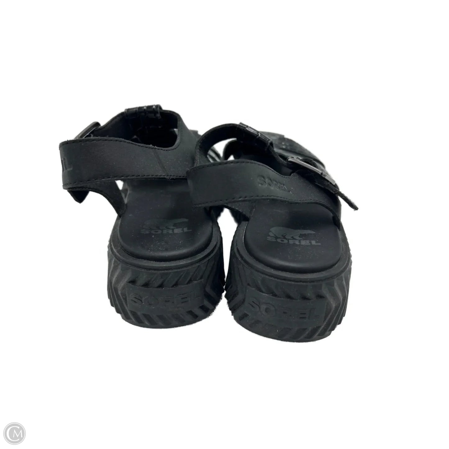 Sandals Heels Platform By Sorel In Black, Size: 8.5