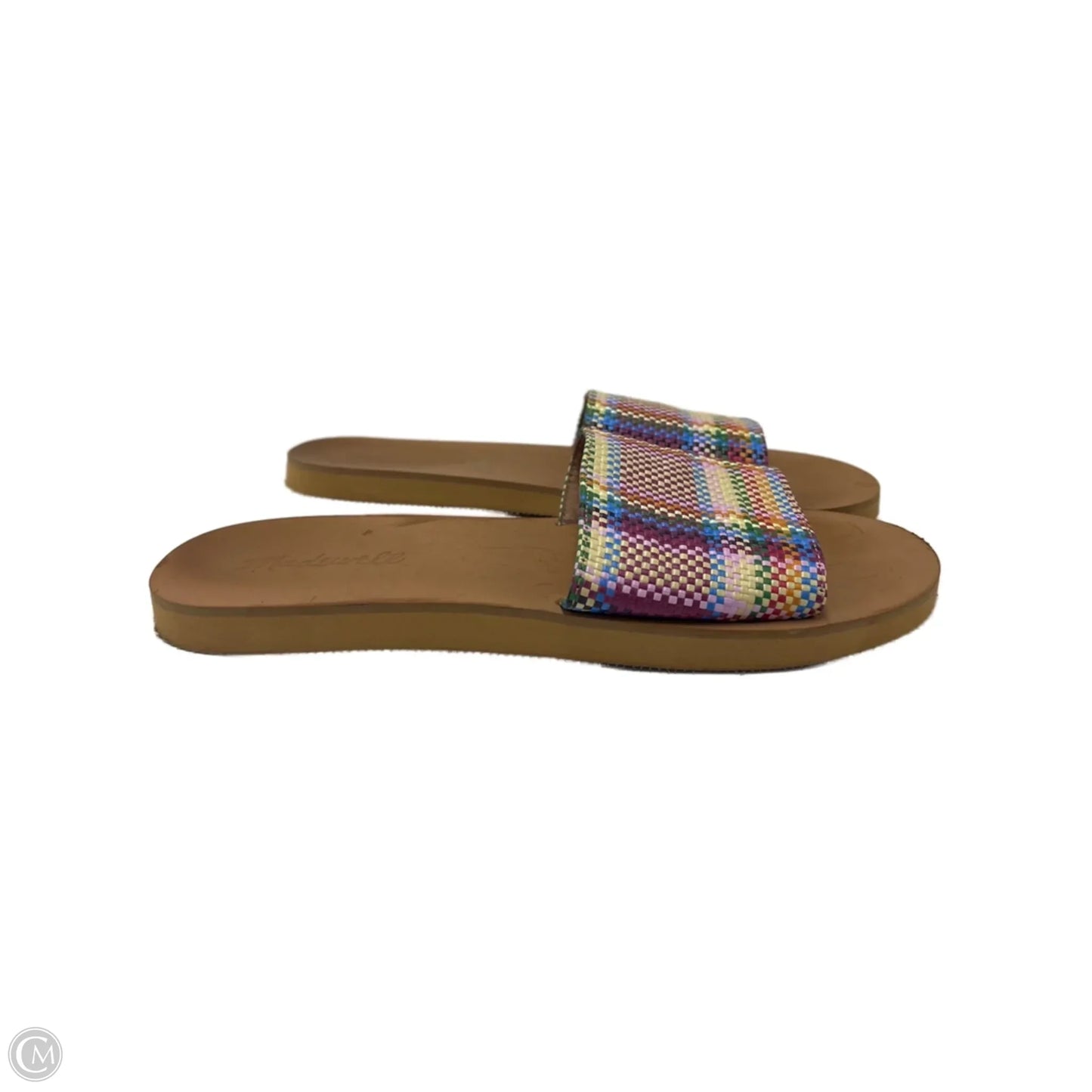 Sandals Flats By Madewell In Rainbow Print, Size: 7