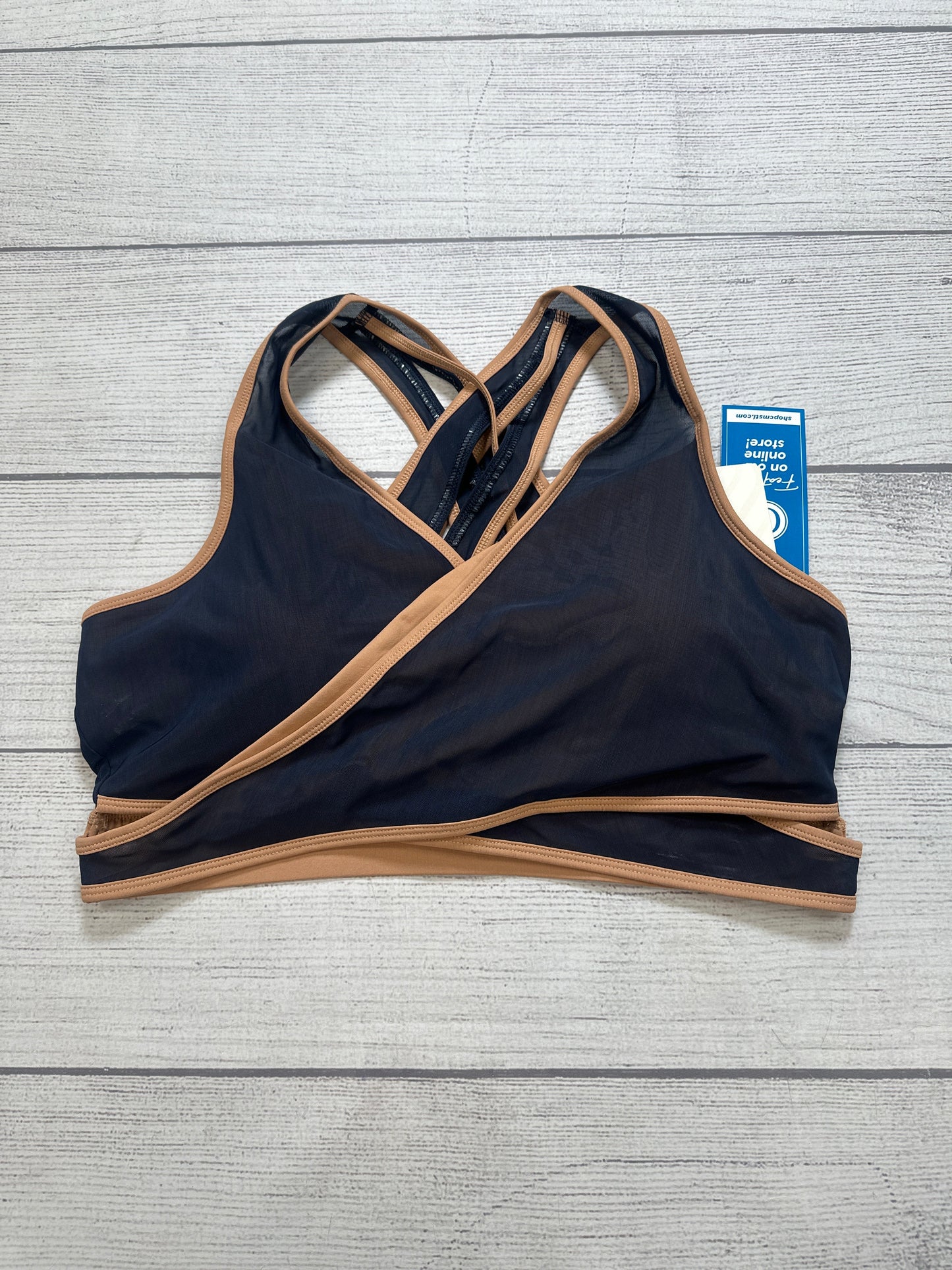 Athletic Bra By Fabletics In Navy, Size: 1x