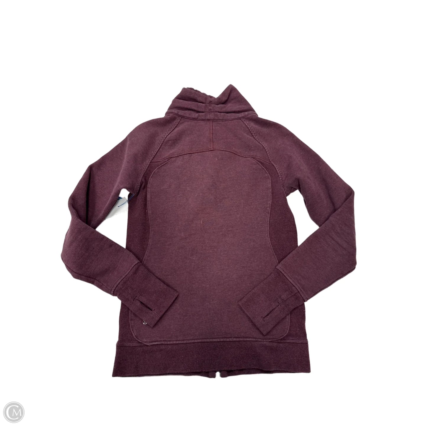 Athletic Jacket By Lululemon In Maroon, Size: S/4