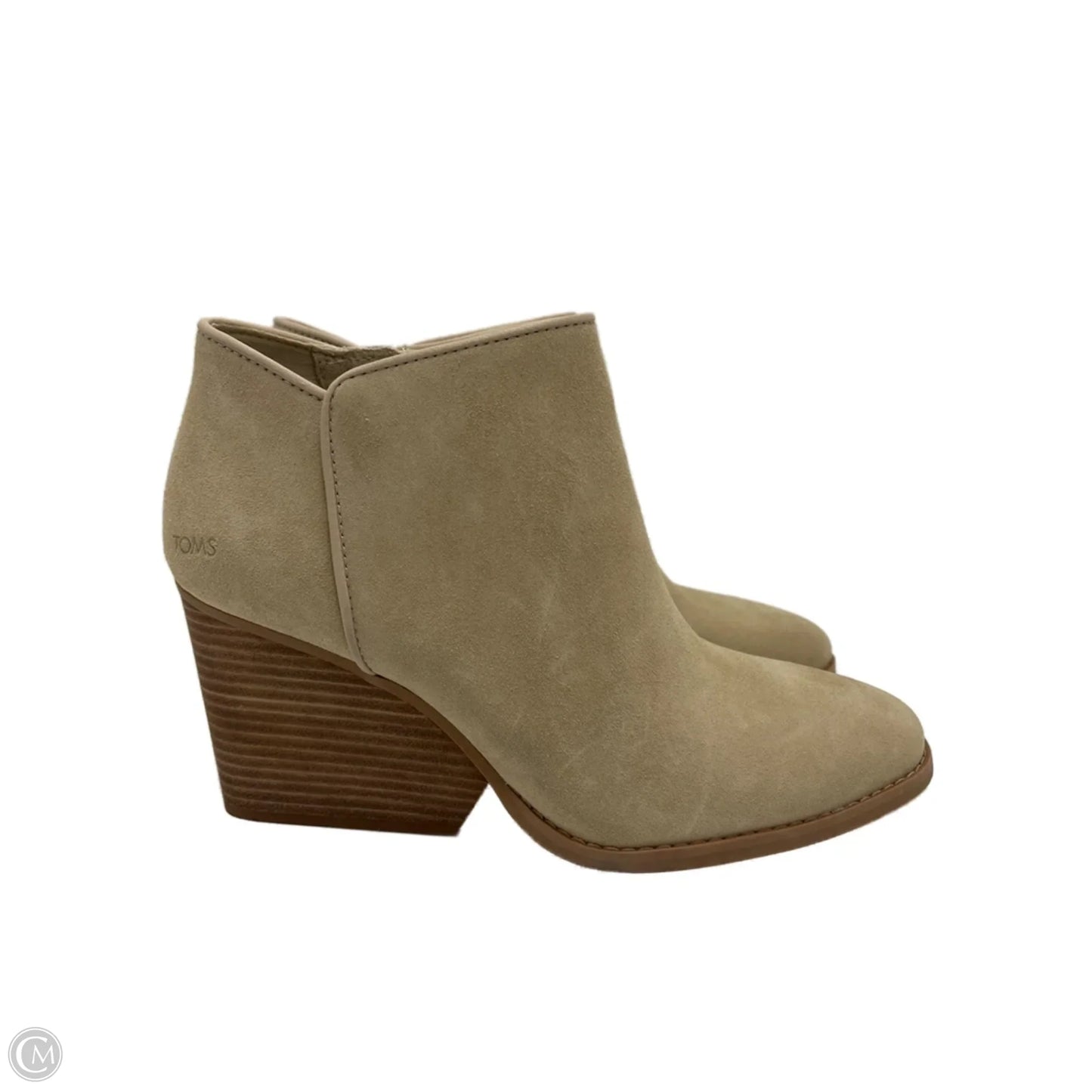New! Boots Ankle Heels By Toms In Tan, Size: 9