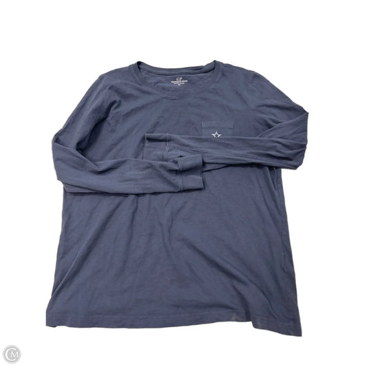 Top Long Sleeve By Vineyard Vines In Navy, Size: Xl