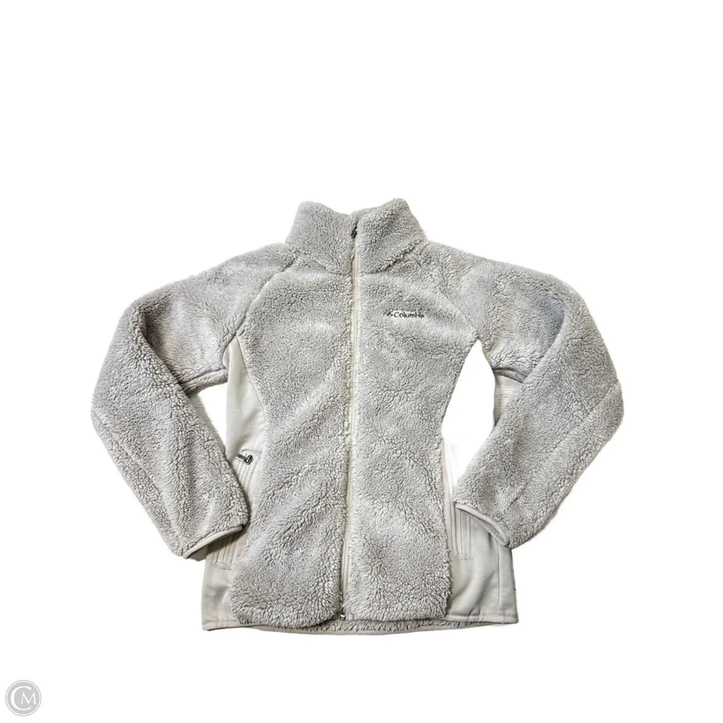 Jacket Fleece By Columbia In Grey, Size: M