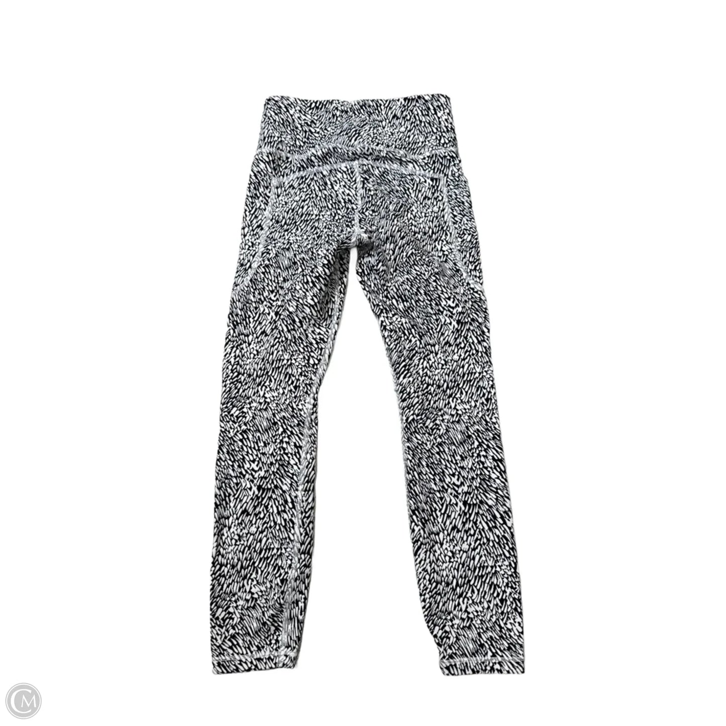 Athletic Leggings By Athleta In Black & White, Size: Sp