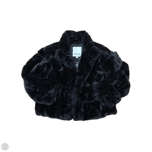 New! Jacket Faux Fur & Sherpa By NVLT In Black, Size: SP