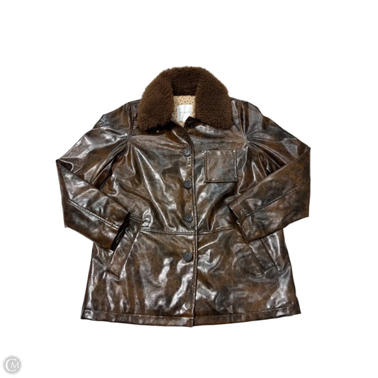 Coat Other By Avec Les Filles In Brown, Size: Xs
