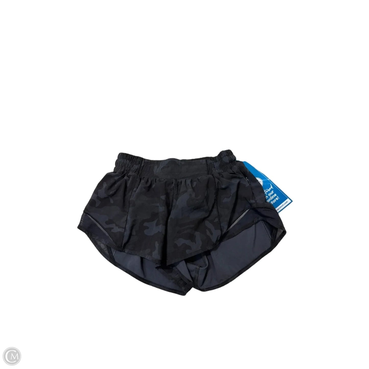 Athletic Shorts By Lululemon In Camouflage Print, Size: 4