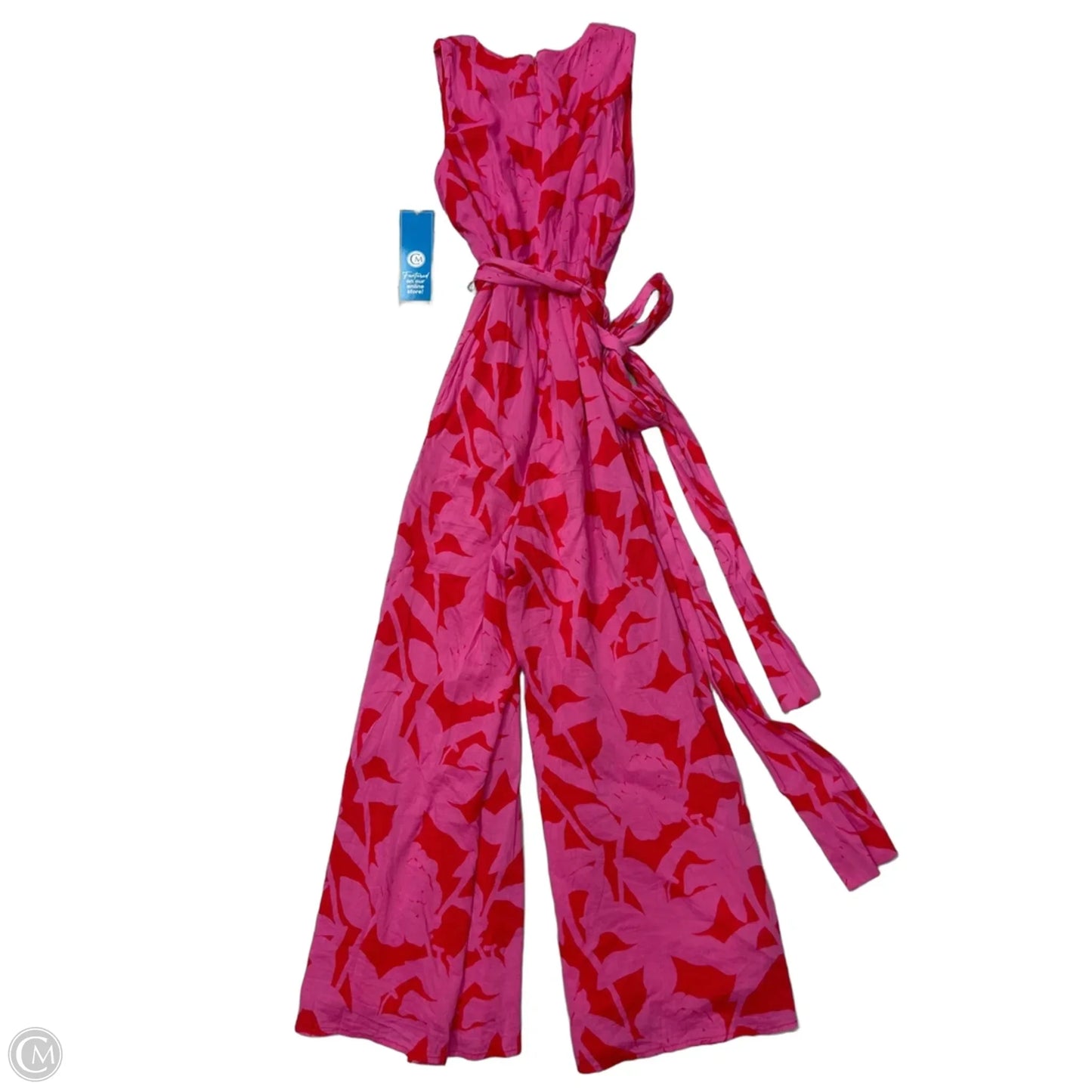 Jumpsuit By Vineyard Vines In Pink & Red, Size: M