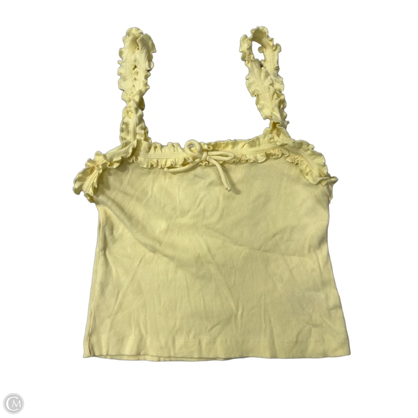Top Sleeveless By Maeve In Yellow, Size: L